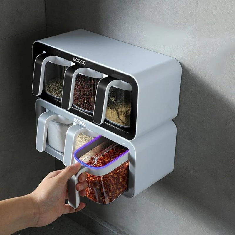 ECOCO Wall Mount Spice Rack Organizer - Cupindy