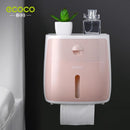 ECOCO Wall Mounted Double Layer Paper Towel Storage Box - Cupindy