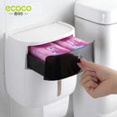 ECOCO Wall Mounted Double Layer Paper Towel Storage Box - Cupindy