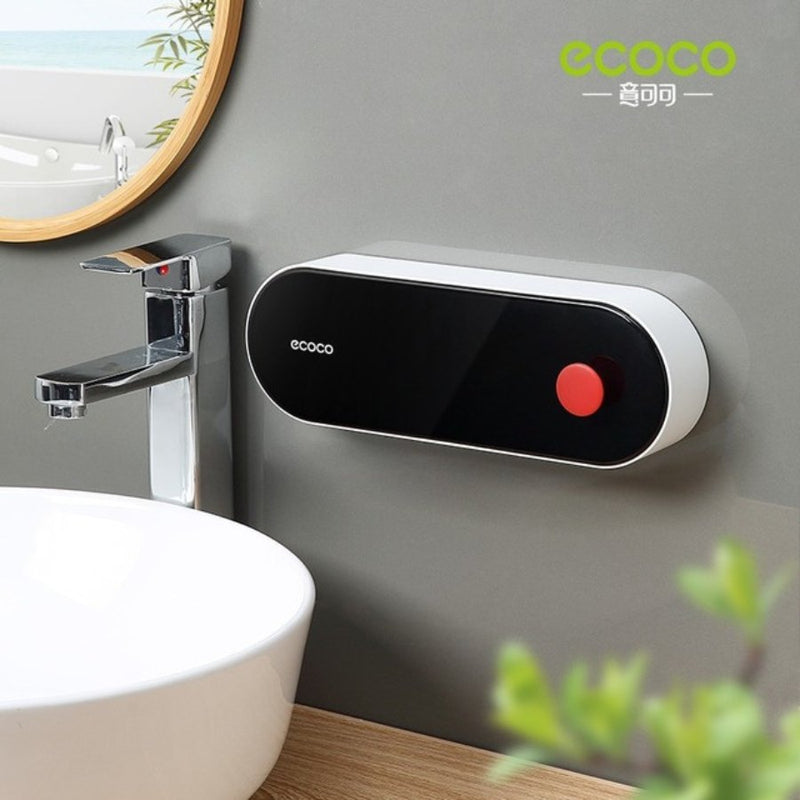 ECOCO Wall-mounted Soap Dish With Lid Drain - Multi Colors - Cupindy