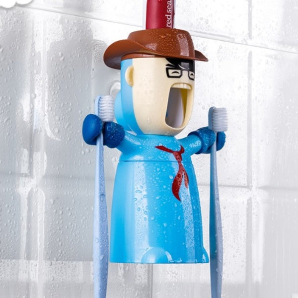 ECOCO Warriors Cowboy Automatic Toothpaste Dispenser - Cupindy