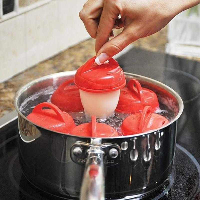 Egg Cooker - Silicone Egg Poachers for hard boiled eggs - Cupindy
