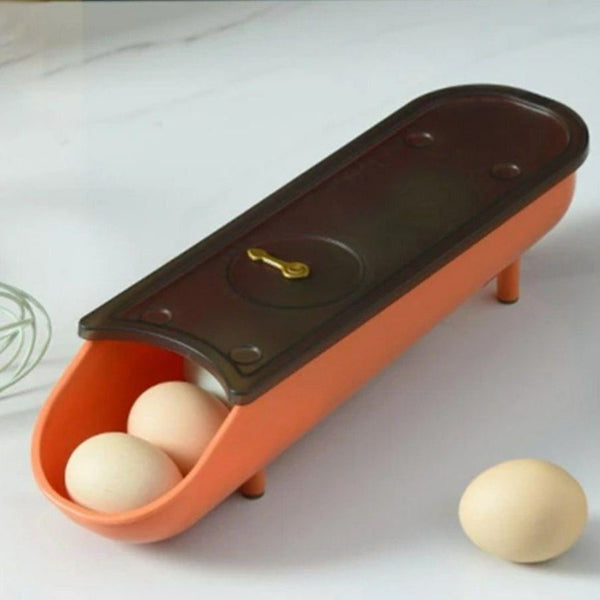 Egg Holder for Refrigerator, Egg Box Tray - Multi Colors - Cupindy