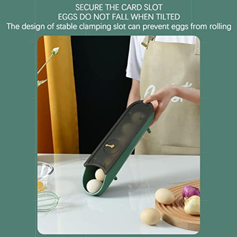 Egg Holder for Refrigerator, Egg Box Tray - Multi Colors - Cupindy