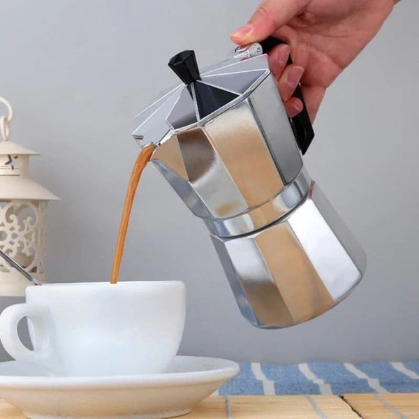 Espresso Maker, 9 Cup Classic Italian Style Moka Pot - Cupindy