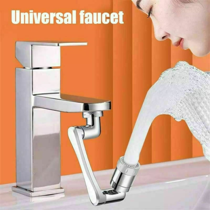 Faucet Extender, 1080° Rotating Faucet Aerator for Bathroom Kitchen Sink, 2 Mode - Cupindy