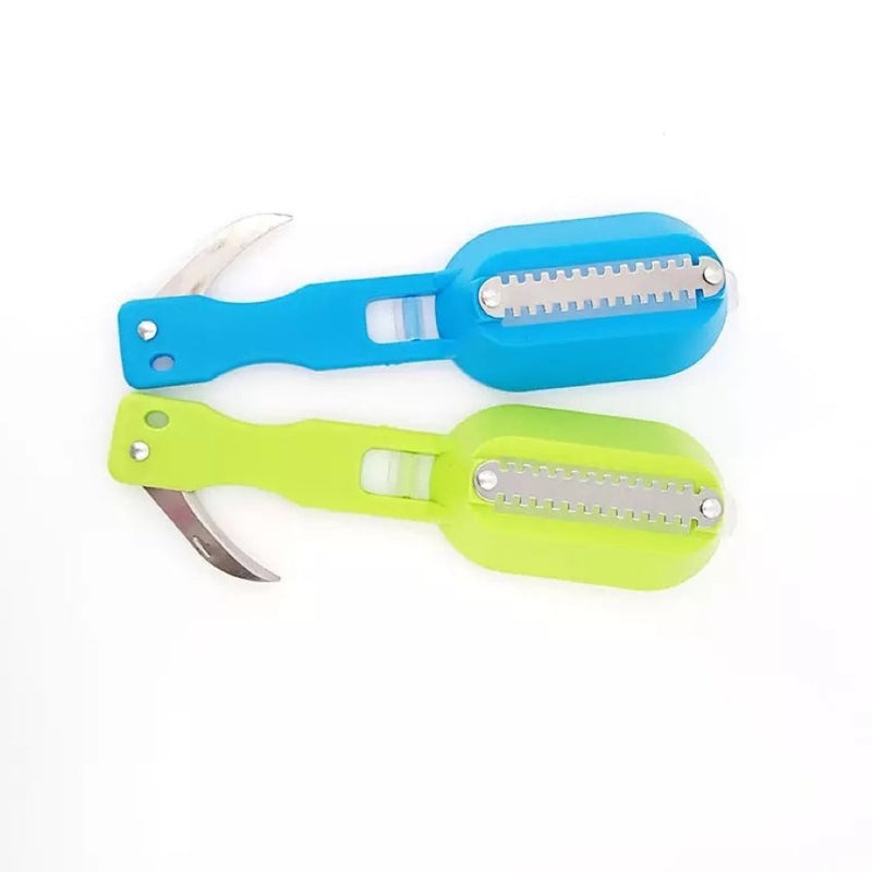 Fish Scale Remover With Cutting Knife - Cupindy