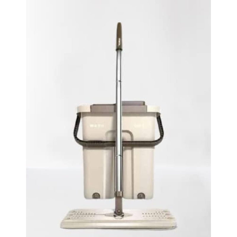 Flat Mop with Self Washing and Squeeze Dry Bucket Mop - Cupindy