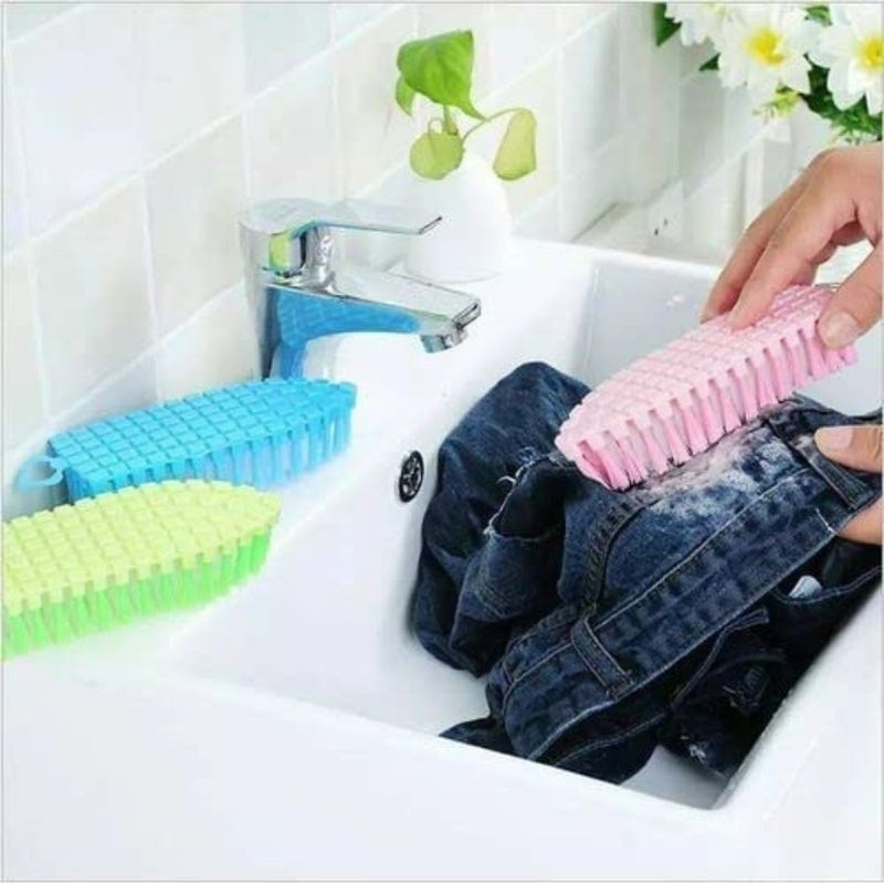 Flexible Brush Soft Bristles For Cloth , Tiles, Floor, Sink Cleaning - Cupindy