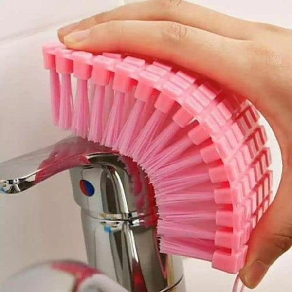 Flexible Brush Soft Bristles For Cloth , Tiles, Floor, Sink Cleaning - Cupindy