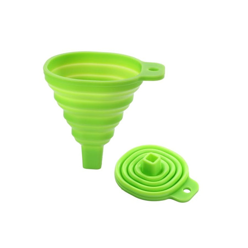 Foldable Funnel Silicone Collapsible Portable Funnels - Random Colors - Cupindy