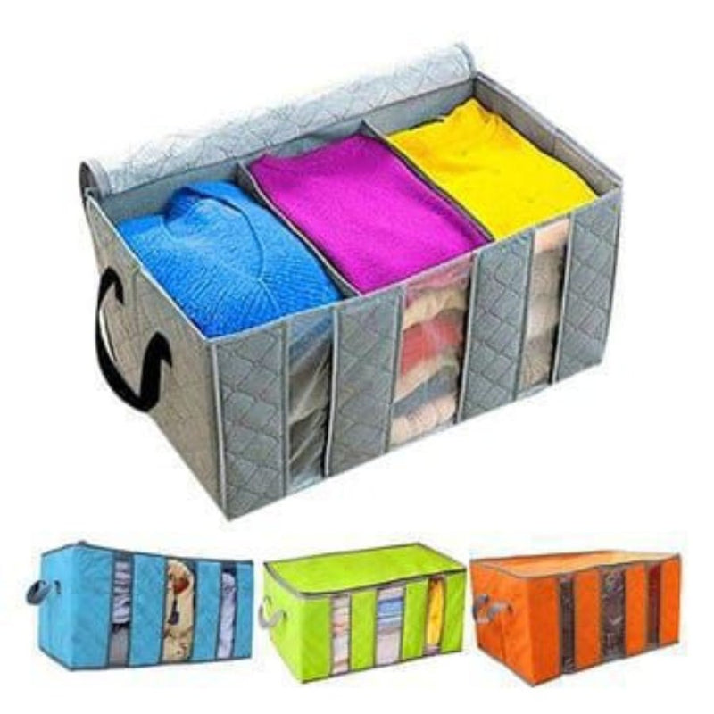 Foldable Storage Bag Clothes Blanket Closet - Cupindy