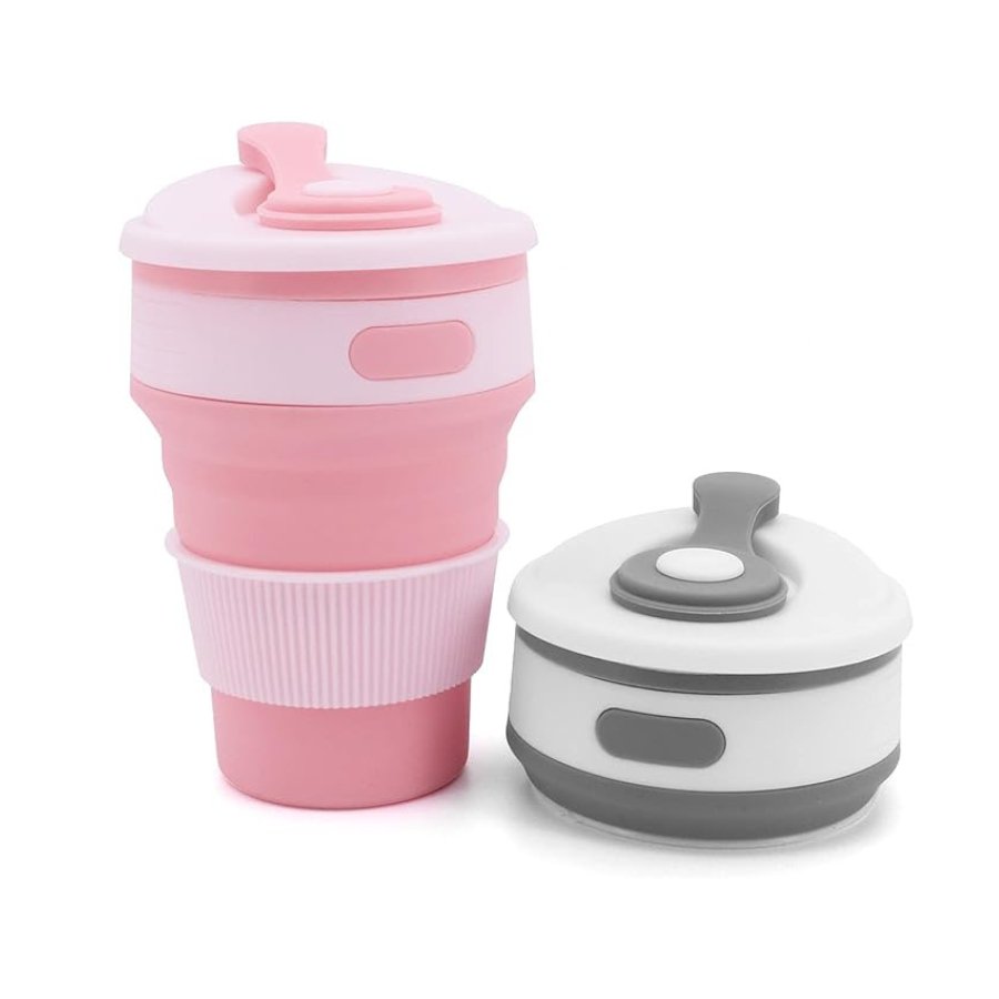 Foldable Travel Coffee Mugs Collapsible Silicone Cup - 500 ML - Cupindy
