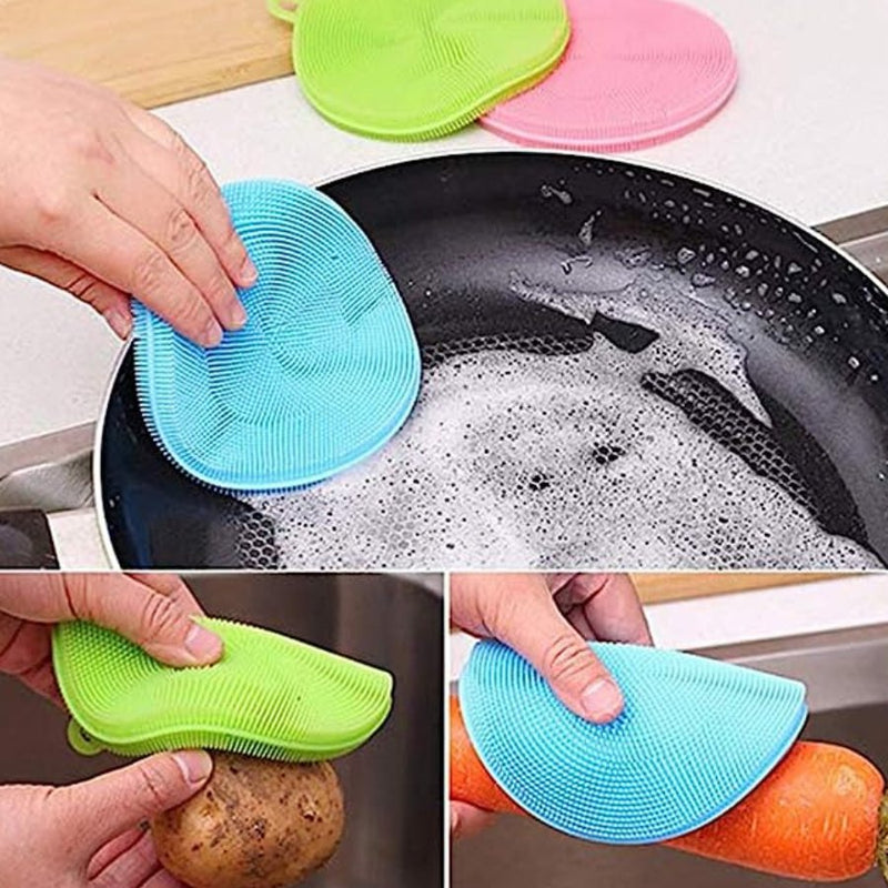 Food-Grade Silicone Sponge Dish Washing - Cupindy