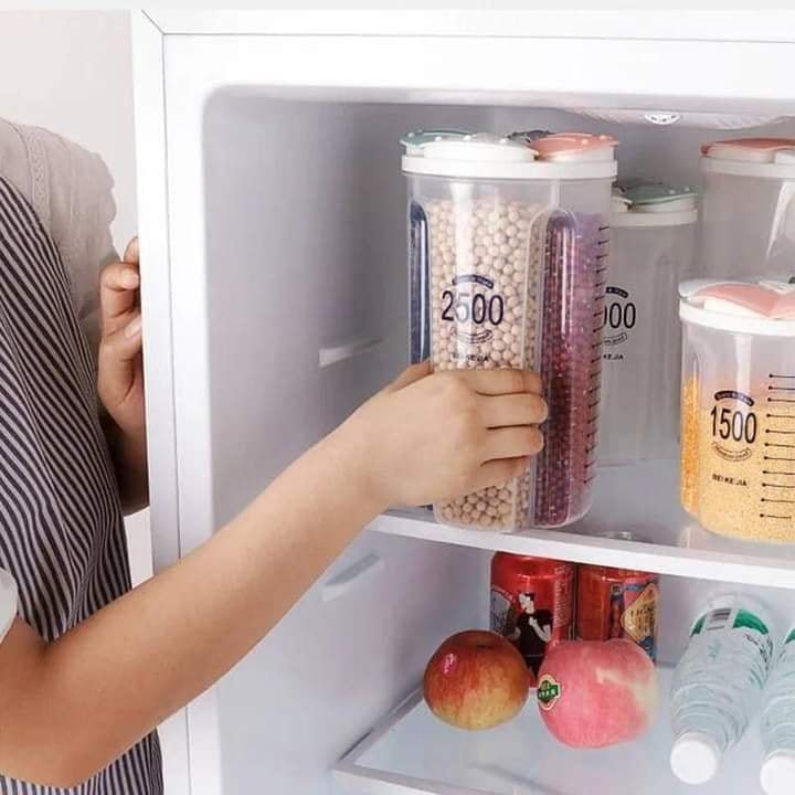 Food Storage Container Split Pulses Preservative 2000 Ml - Cupindy