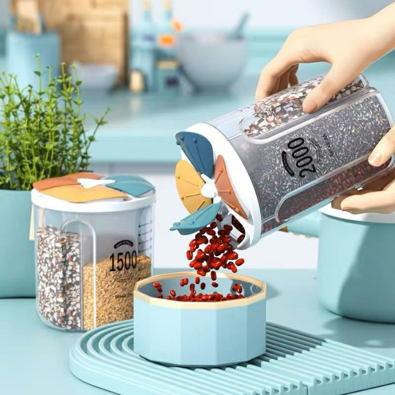 Food Storage Container Split Pulses Preservative 2000 Ml - Cupindy