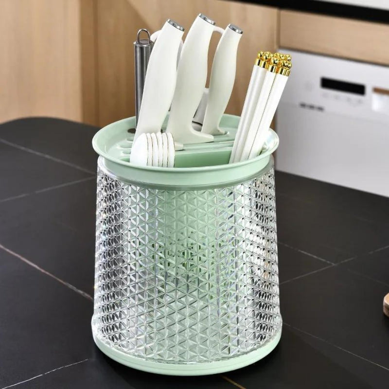Forks, Spoons, Divided Storage Rack, Drainage Knife Tool Rack - Cupindy