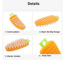 Fruit and Vegetable Cleaning Brushes Carrot Shape - Cupindy