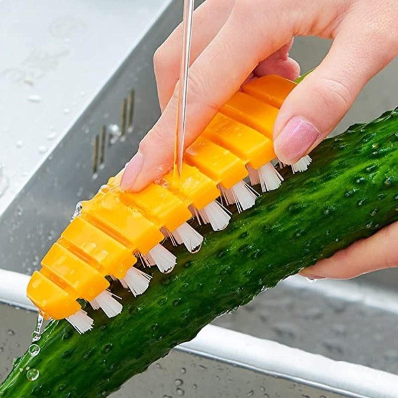 Fruit and Vegetable Cleaning Brushes Carrot Shape - Cupindy