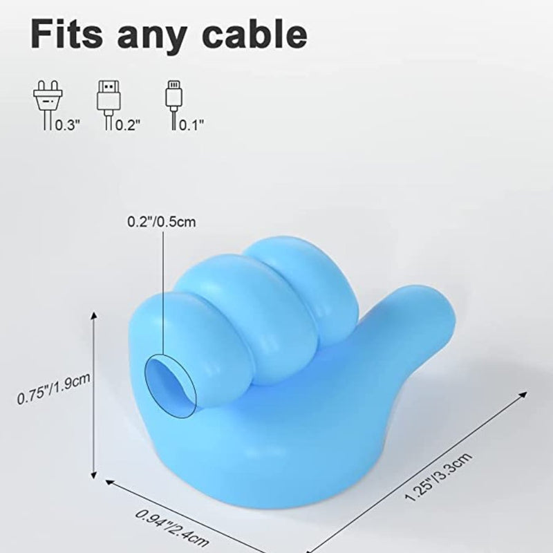 Fun Cable Clips, Cute Cable Holder - 10 Pieces - Cupindy