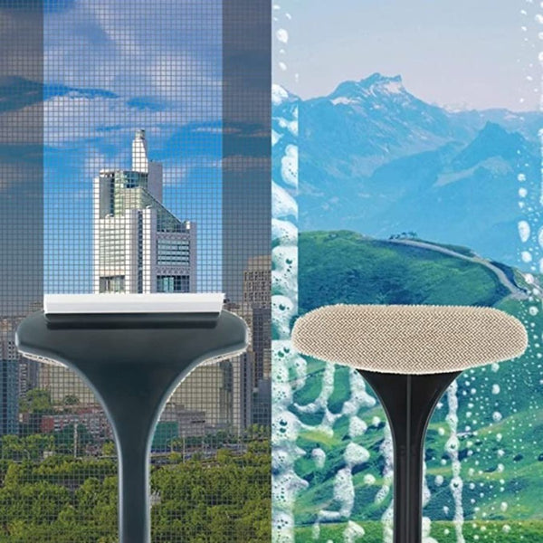 Glass Cleaning Brush Supplies Multifunctional Screen Brush 2 in 1 - Cupindy