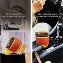 Glass Tumbler with Lid & Glass Straw, Leather Sleeve Coffee Tea Milk Mug - Cupindy