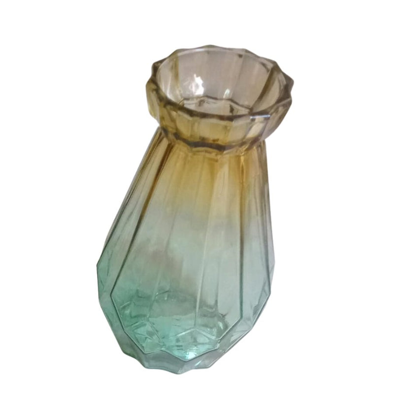 Glass Vase, Gradient Multicolor Flower Vase - 1 Piece - Cupindy