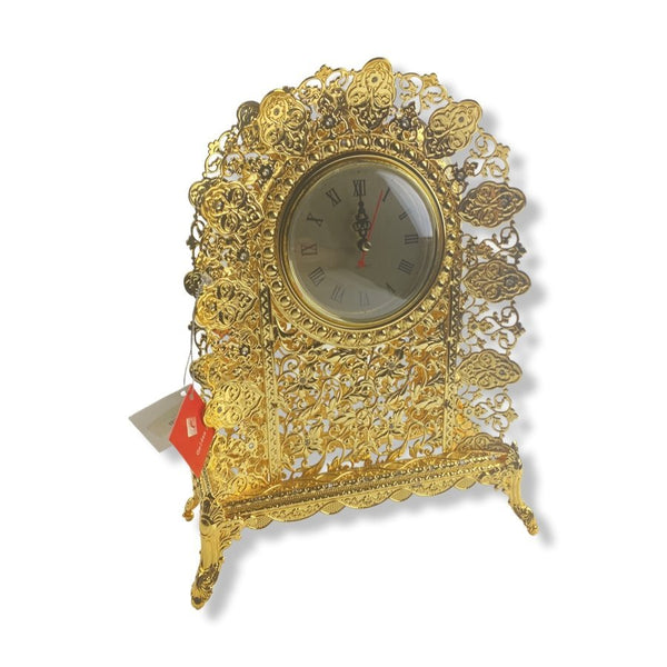 Golden Stand Large Clock With Legs, 33 cm - Cupindy