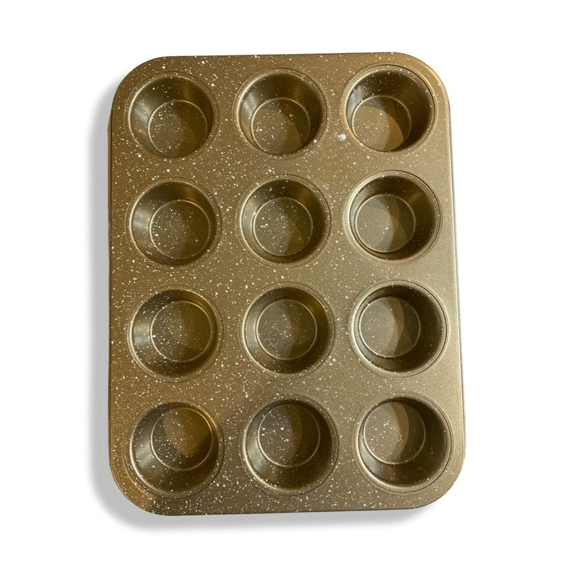 Granite Cupcake Mold, 12 Holes, 34 x 26 cm - Cupindy