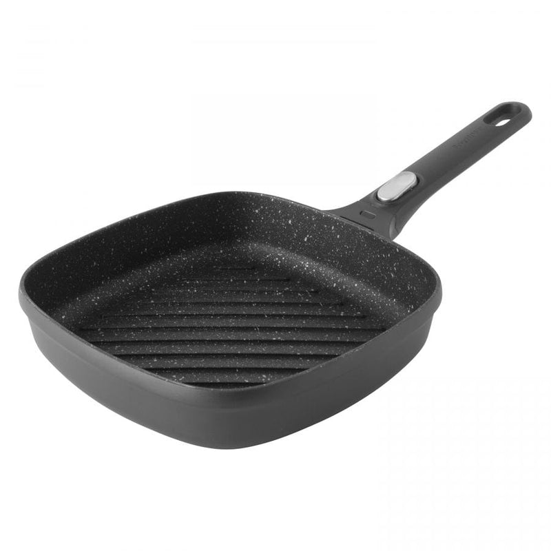 Grill pan with detachable handle grey 24 cm - Gem - Cupindy