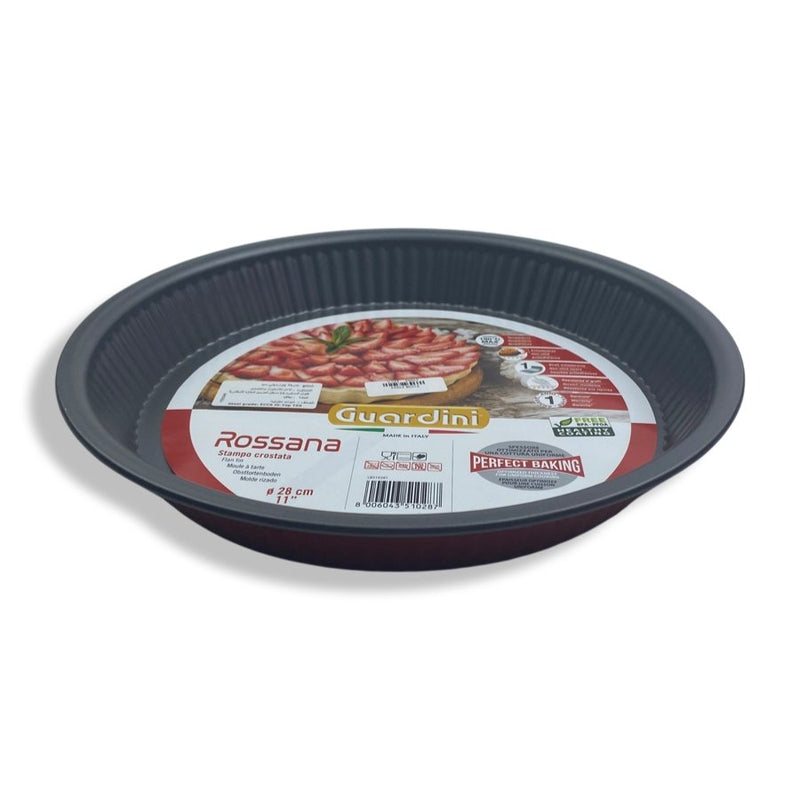 Guardini Bakeware Red Rosasana Tart Pan, LB510281, 28cm - Cupindy