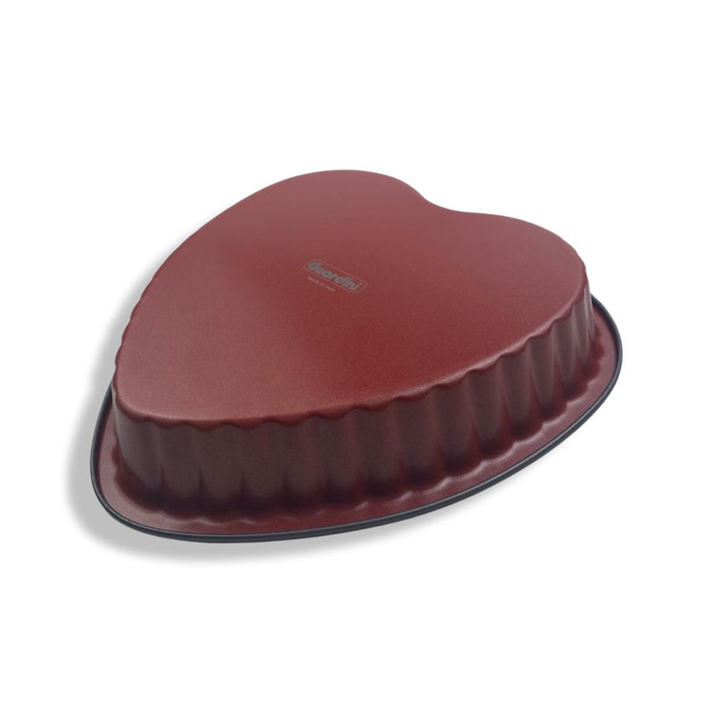 Guardini Bakeware Red Rossana Heart Shaped Cake Tin, LB508001, 25cm - Cupindy