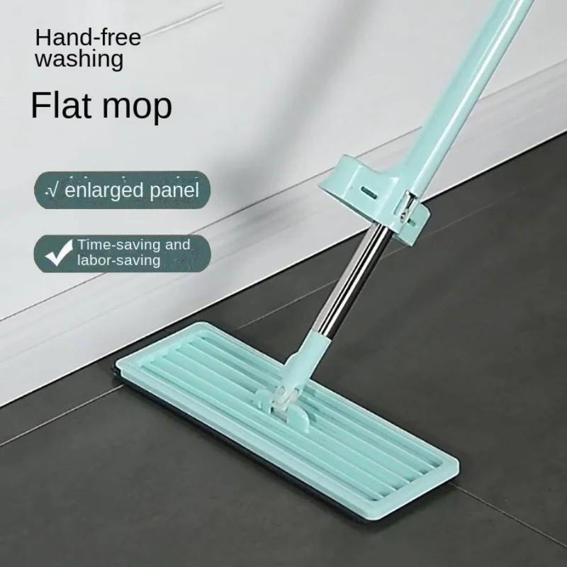 Hands Free Wash Squeeze Mop with 2 Microfiber Pads - Cupindy