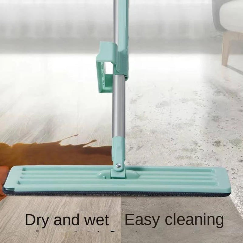 Hands Free Wash Squeeze Mop with 2 Microfiber Pads - Cupindy