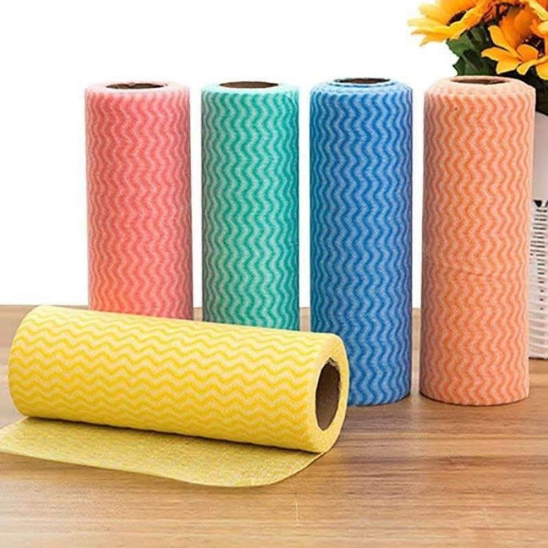 Heavy Duty Wipes Roll, Pack of 100 Sheets - Cupindy
