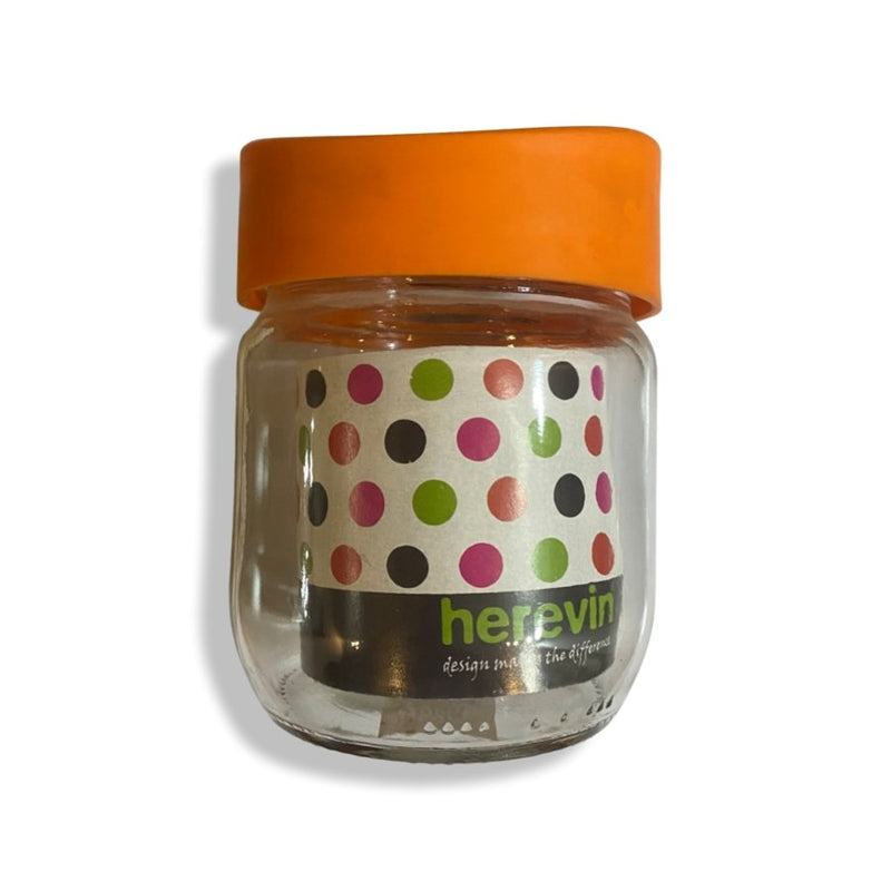 Herevin Glass Jar 425 ML - Multi Colors - Cupindy