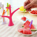 Home Bird Cartoon Fruit Fork, 6 sticks + Holder - Cupindy