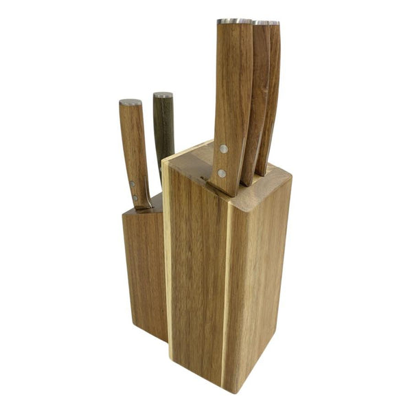 Home Set of 5 Kitchen Knives With Stand N40995 - Cupindy