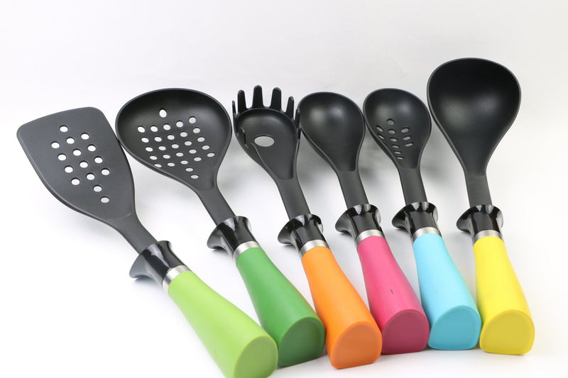 Home Set of 6 Pieces Kitchen Cooking Utensils Set with Holder - M277 - Cupindy