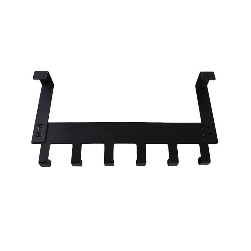 Hooks Over The Door 6 Hooks Hat Clothes Bag Shelf - Cupindy