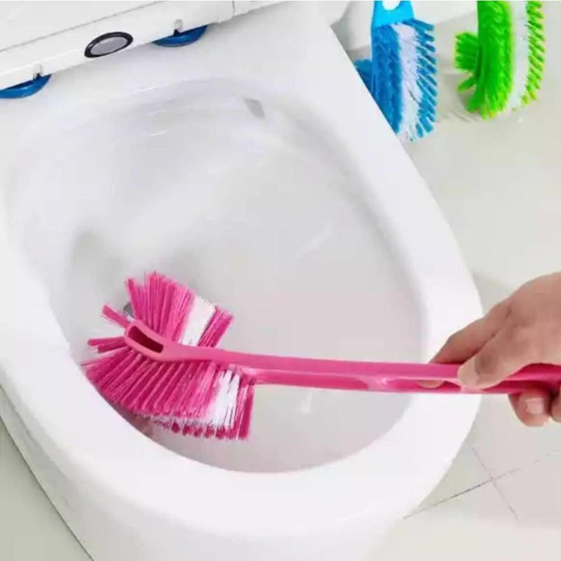 Household Bathroom Long Handle Plastic Cleaning Brush - Cupindy