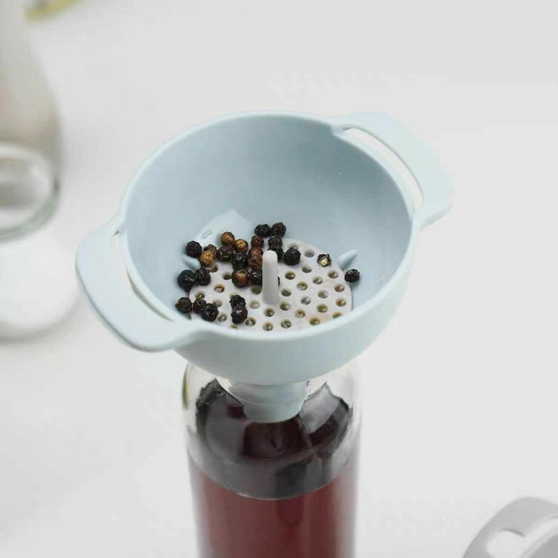 Household Filter Multi-function Funnel Set Oil Hopper Filter Oil Can Sub-packaging Plastic Funnel Kitchen Tools - Cupindy