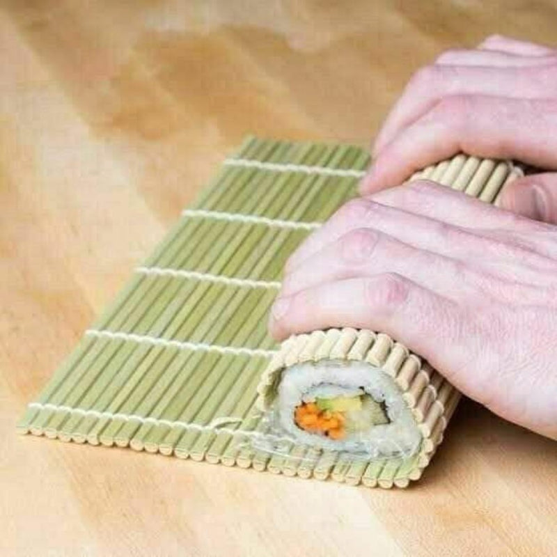 Japanese Bamboo Sushi and Rice Rolling Mat Hand Kitchen Tools - Cupindy