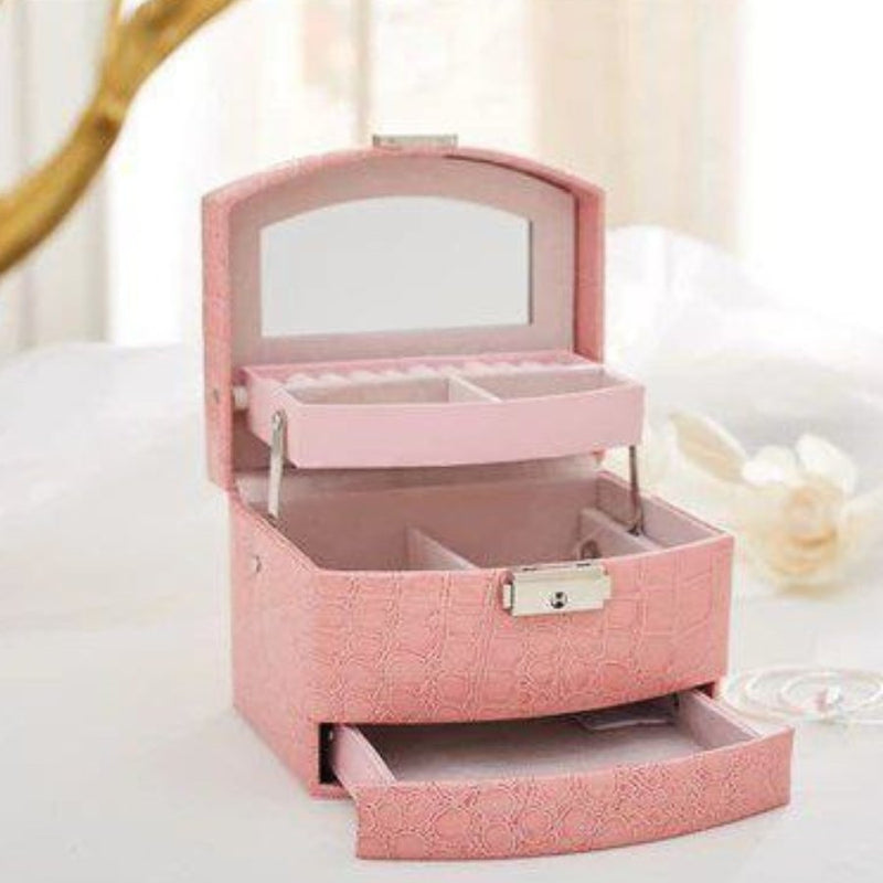 Jewelry organizer Box Automatic Leather - Cupindy