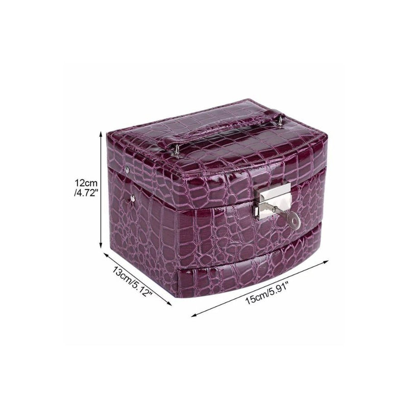 Jewelry organizer Box Automatic Leather - Cupindy