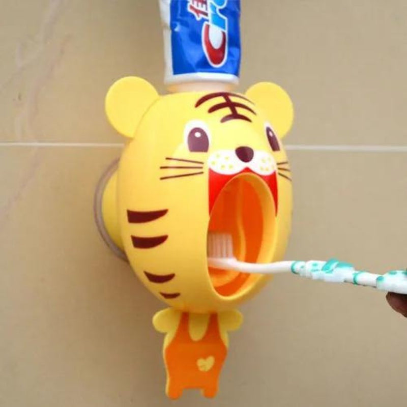 Kids Cute Cartoon animals Design Toothpaste Dispenser - Cupindy
