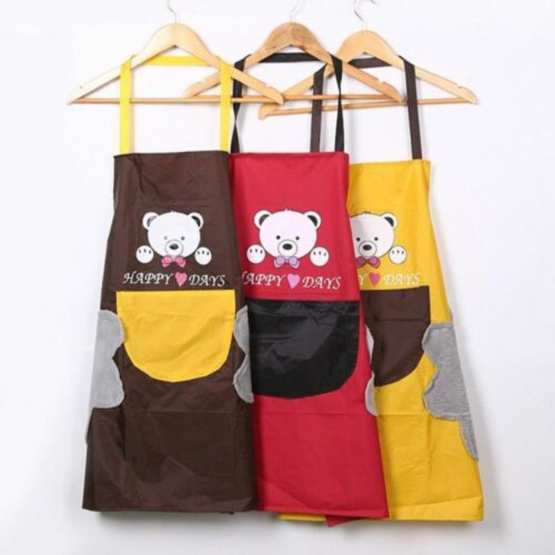 Kitchen Aprons for Women Household Aprons Wipeable Waterproof Oil - Cupindy