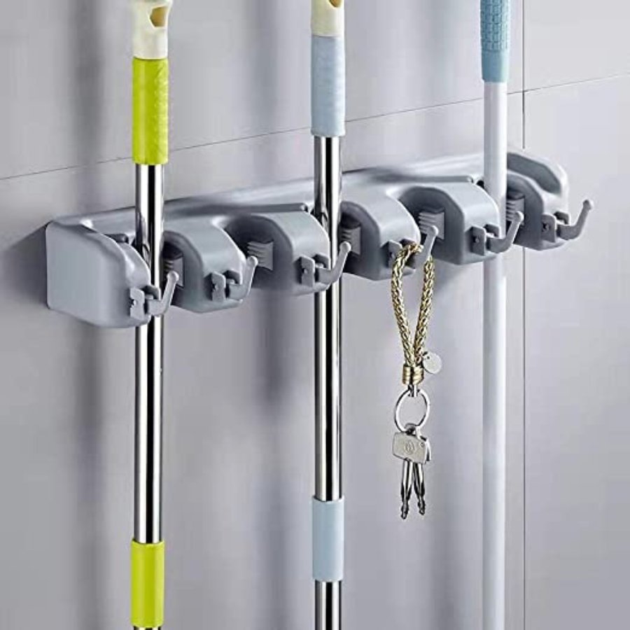 Kitchen Broom Holder - Multi Colors - Cupindy
