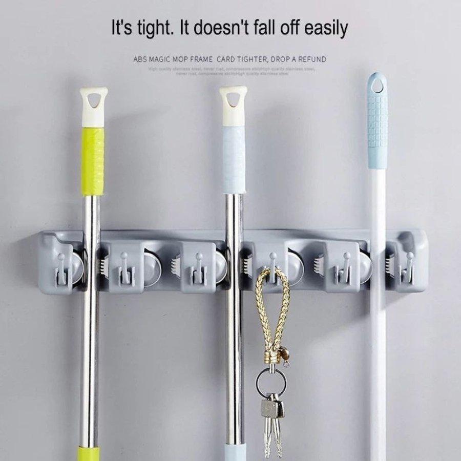 Kitchen Broom Holder - Multi Colors