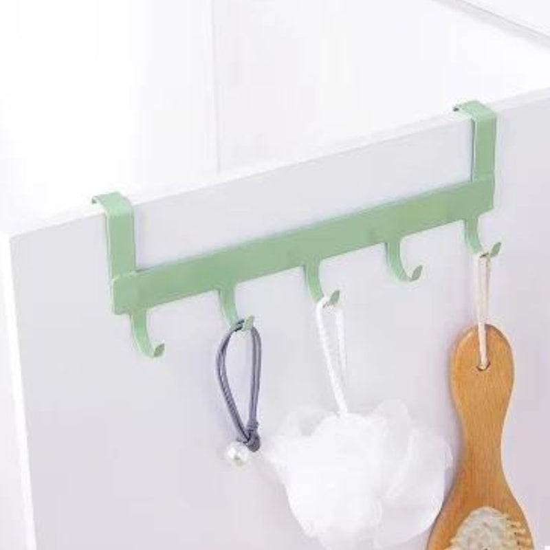 Kitchen Cabinet Door Back Type 5 Hooks - White Color - Cupindy
